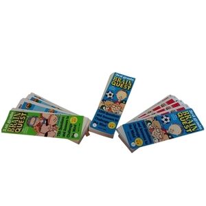 3 Brain Quest Educational Question‎ Games 1st Grade Book 1&2 & 3rd  Grade book 1